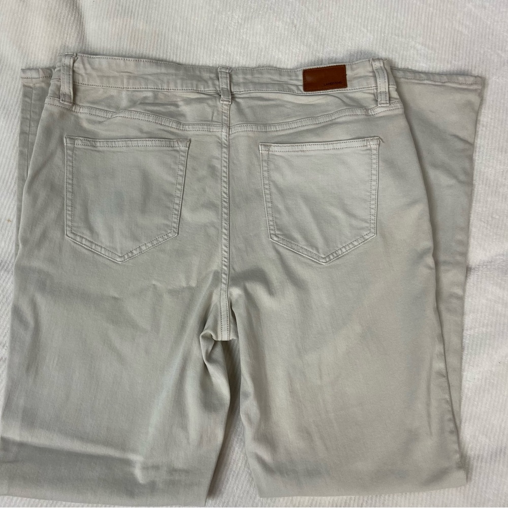 Lands’ End Light Khaki Jeans size 14 - Picture 7 of 7
